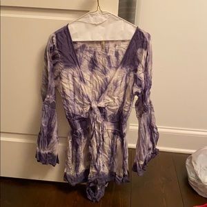 Tie dye romper